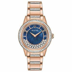 Bulova Women's Quartz 33mm Crystal Watch